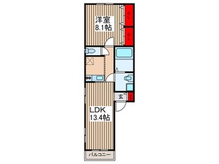 ﾐﾙｸﾘｰｸ戸塚の物件間取画像